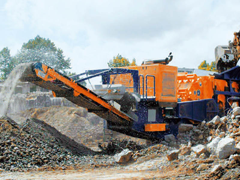 移動建筑垃圾破碎站 移動建筑垃圾破碎站